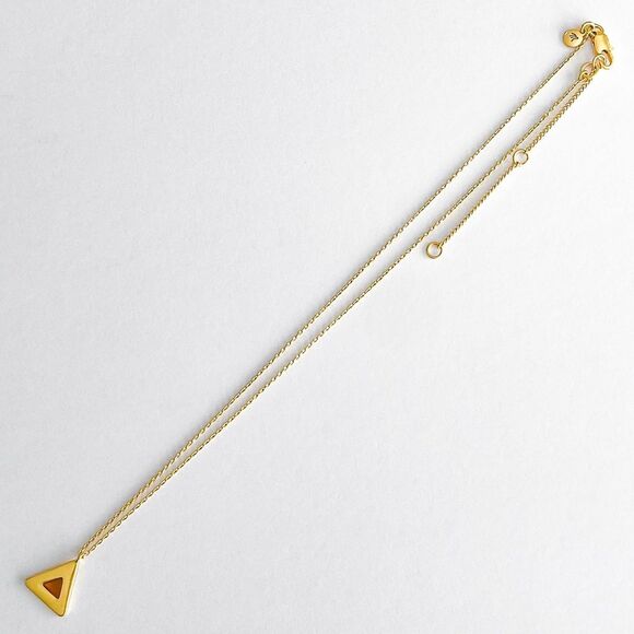 Madewell triangle necklace. - Picture 3 of 10